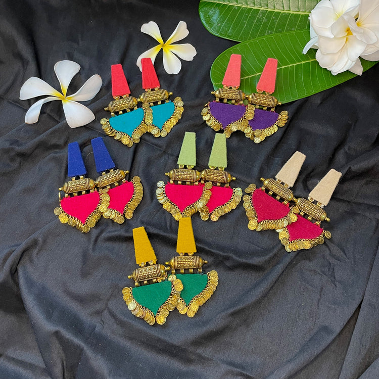 Fabric Earrings