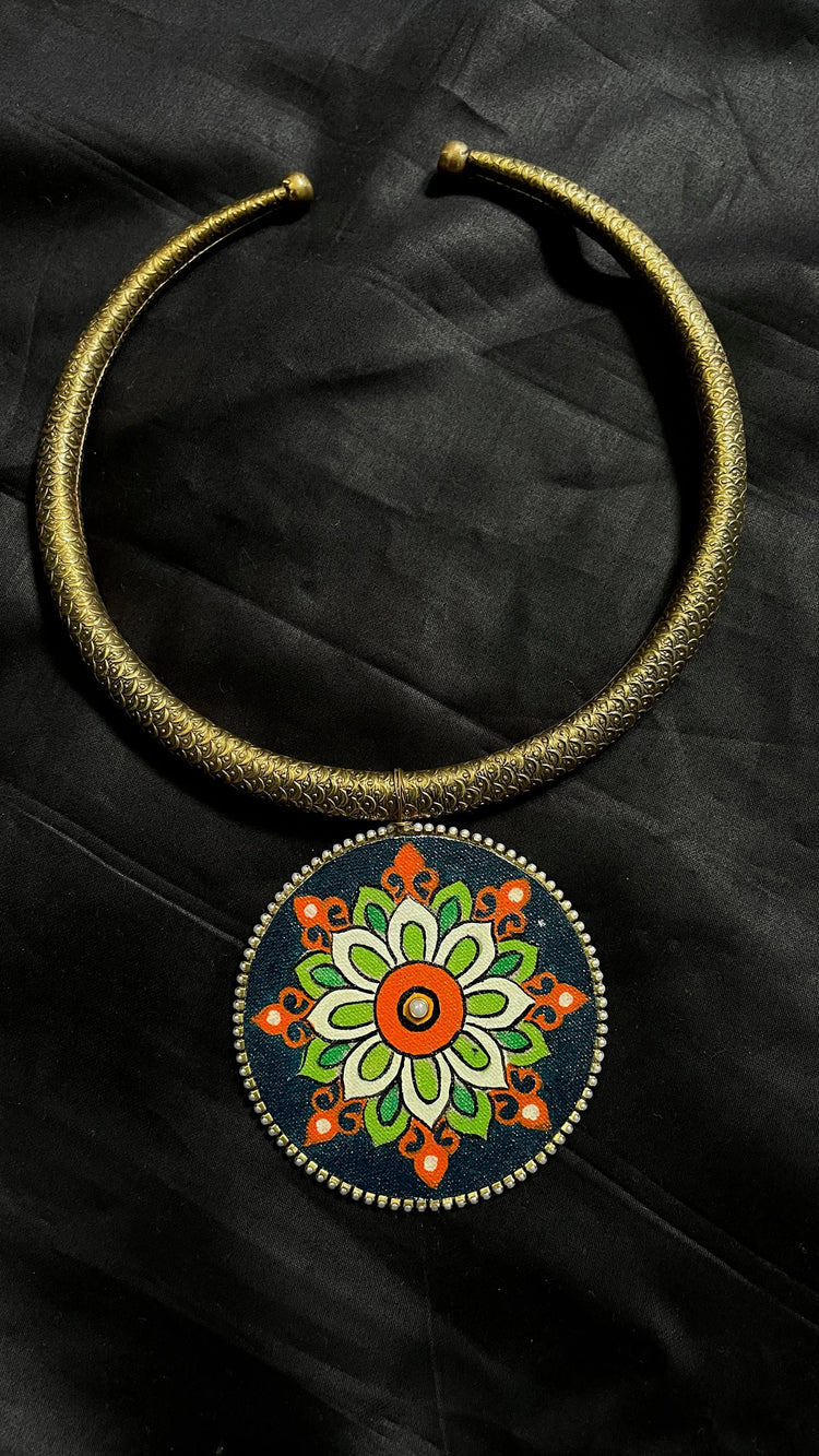 Hand-Painted Necklace