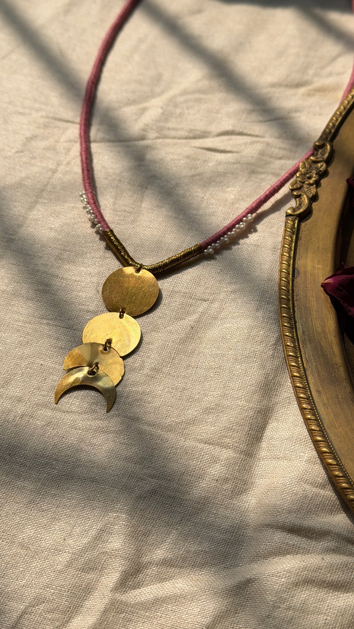Half Moon Phase Necklace