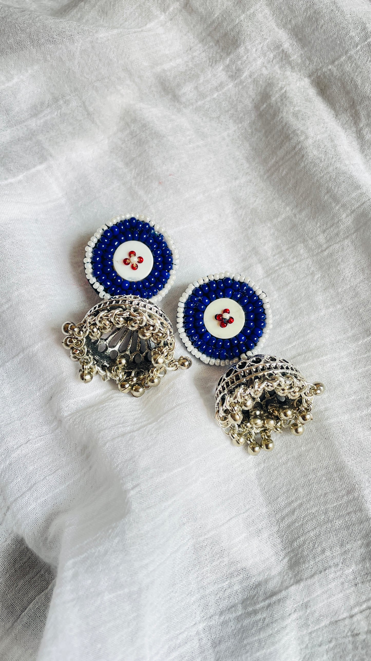 Pearl Jhumka Earrings