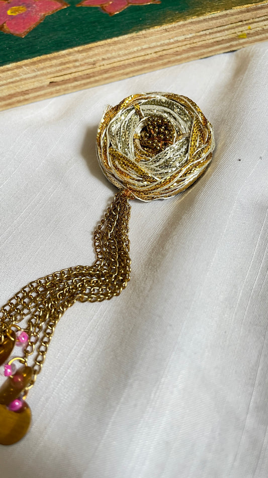 Glitter Flower Hair Pin