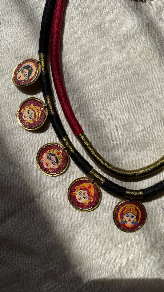 Nine devi necklace