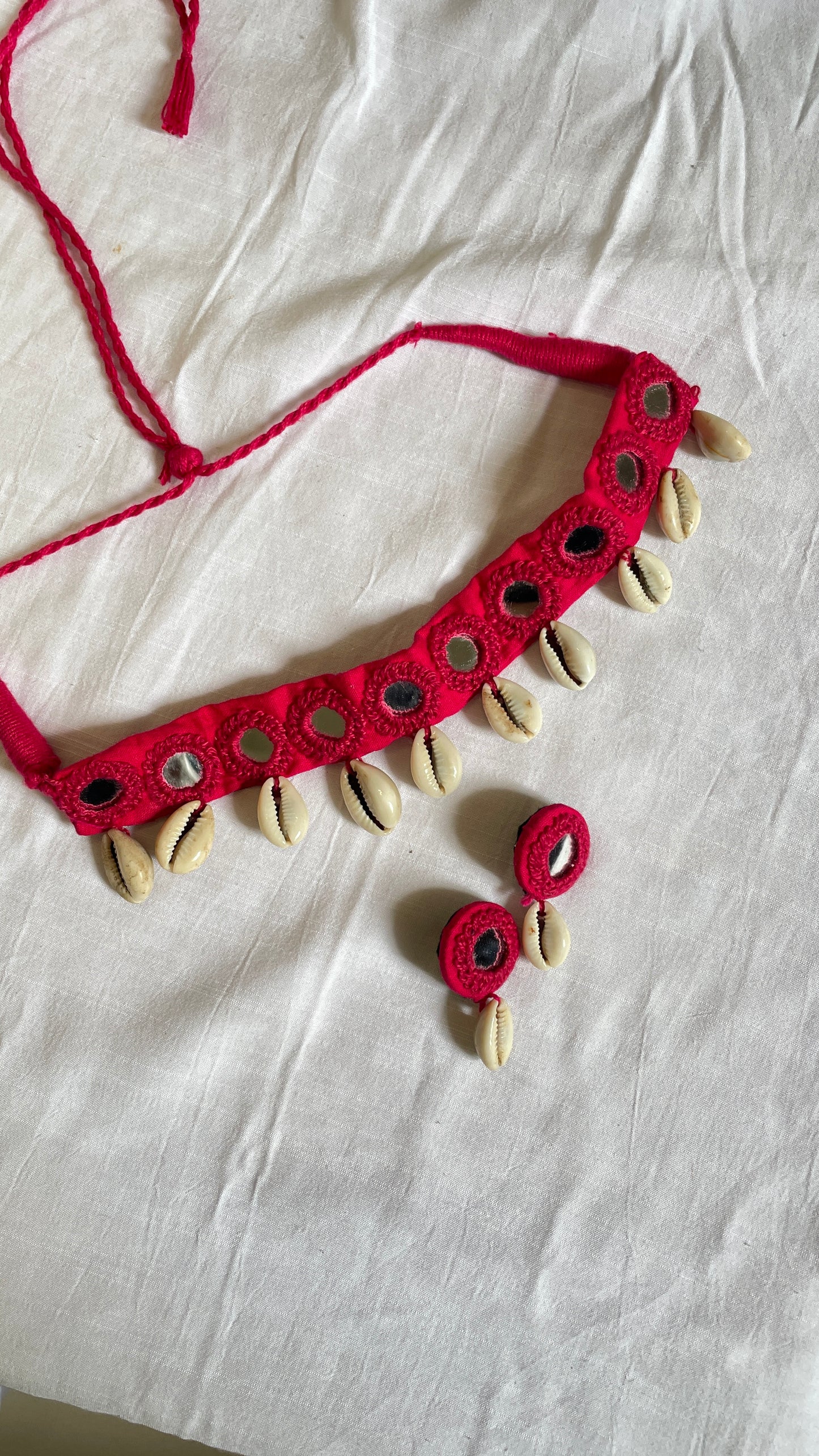 Shisha Mirror Necklace