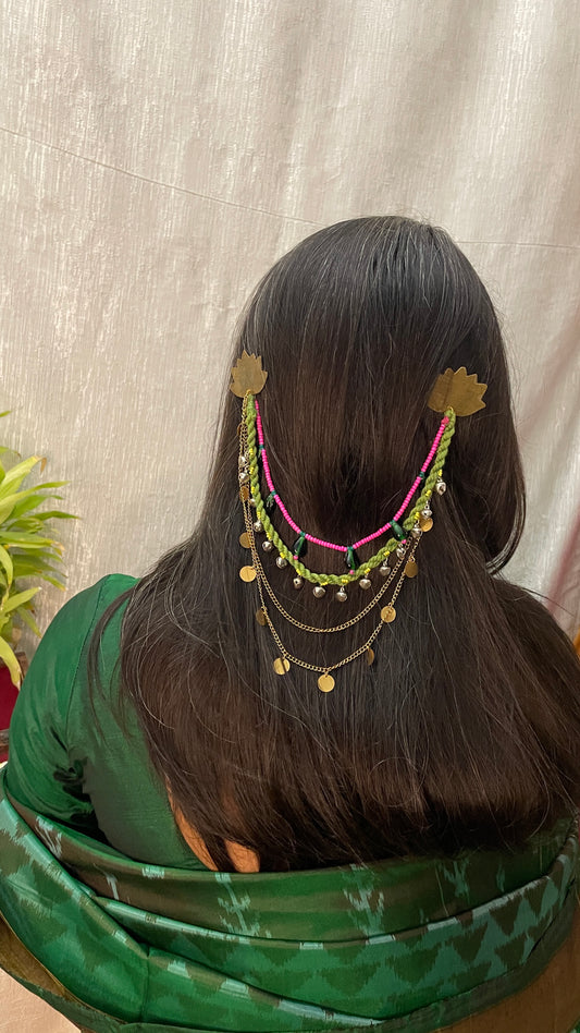 Pink Lotus Hair Brooch (GFP30)