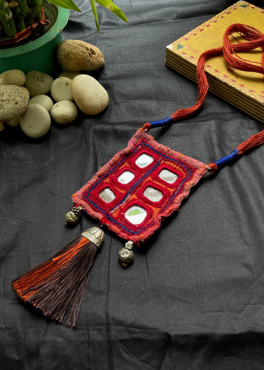 Crimson Frames Vintage Necklace