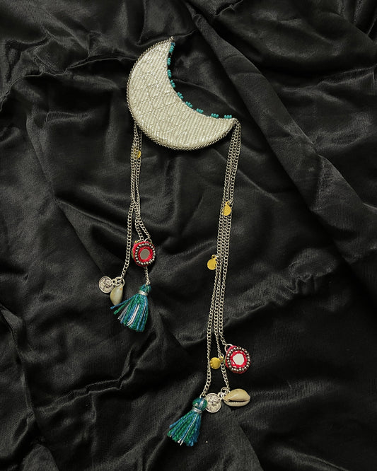 DuskyMoon Silver Clip By Gamthi Fashion