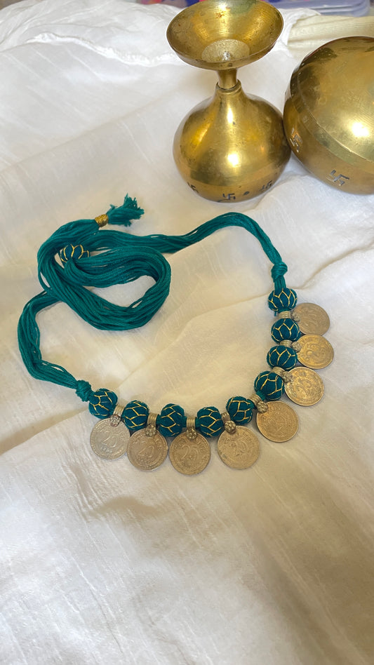 Rama 25paisa coin Vintage Necklace