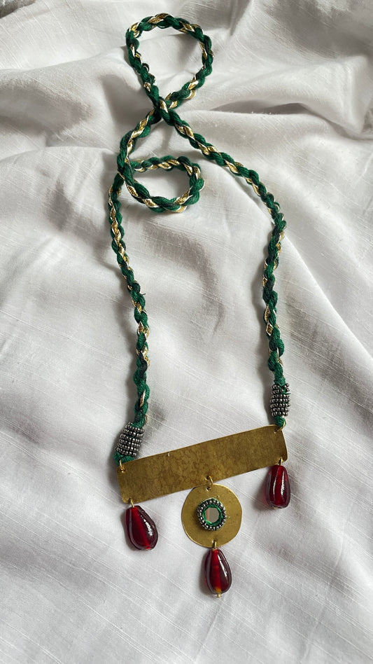 Chandrika Brass Necklace