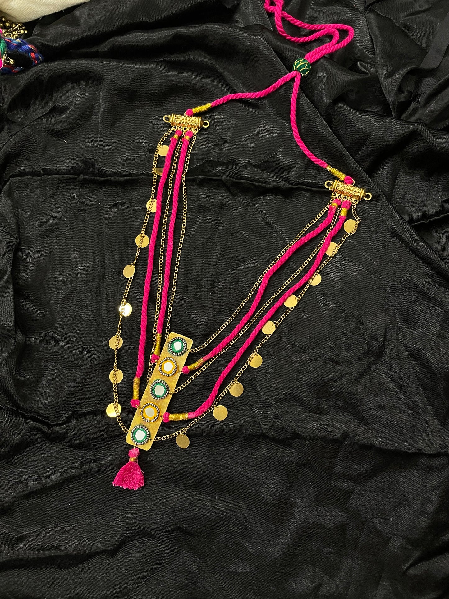 Layer Brass Necklace