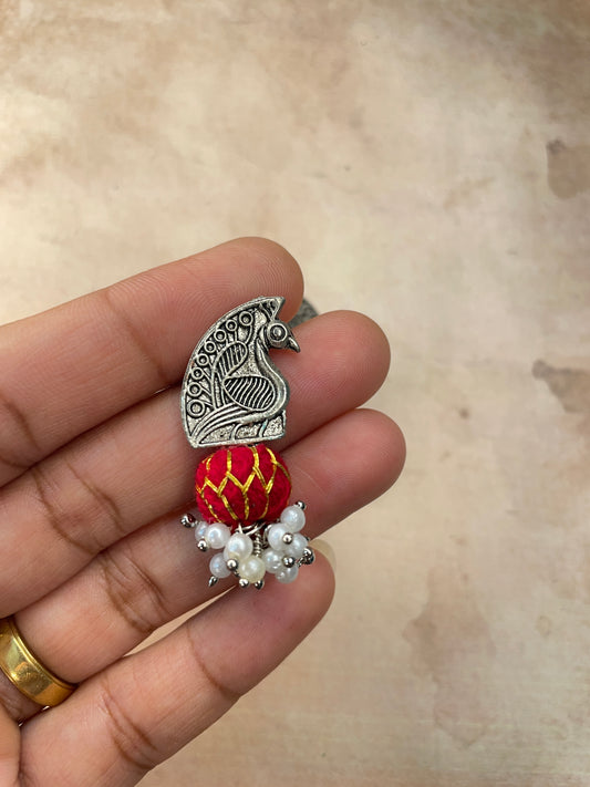 Silver Morni Earring