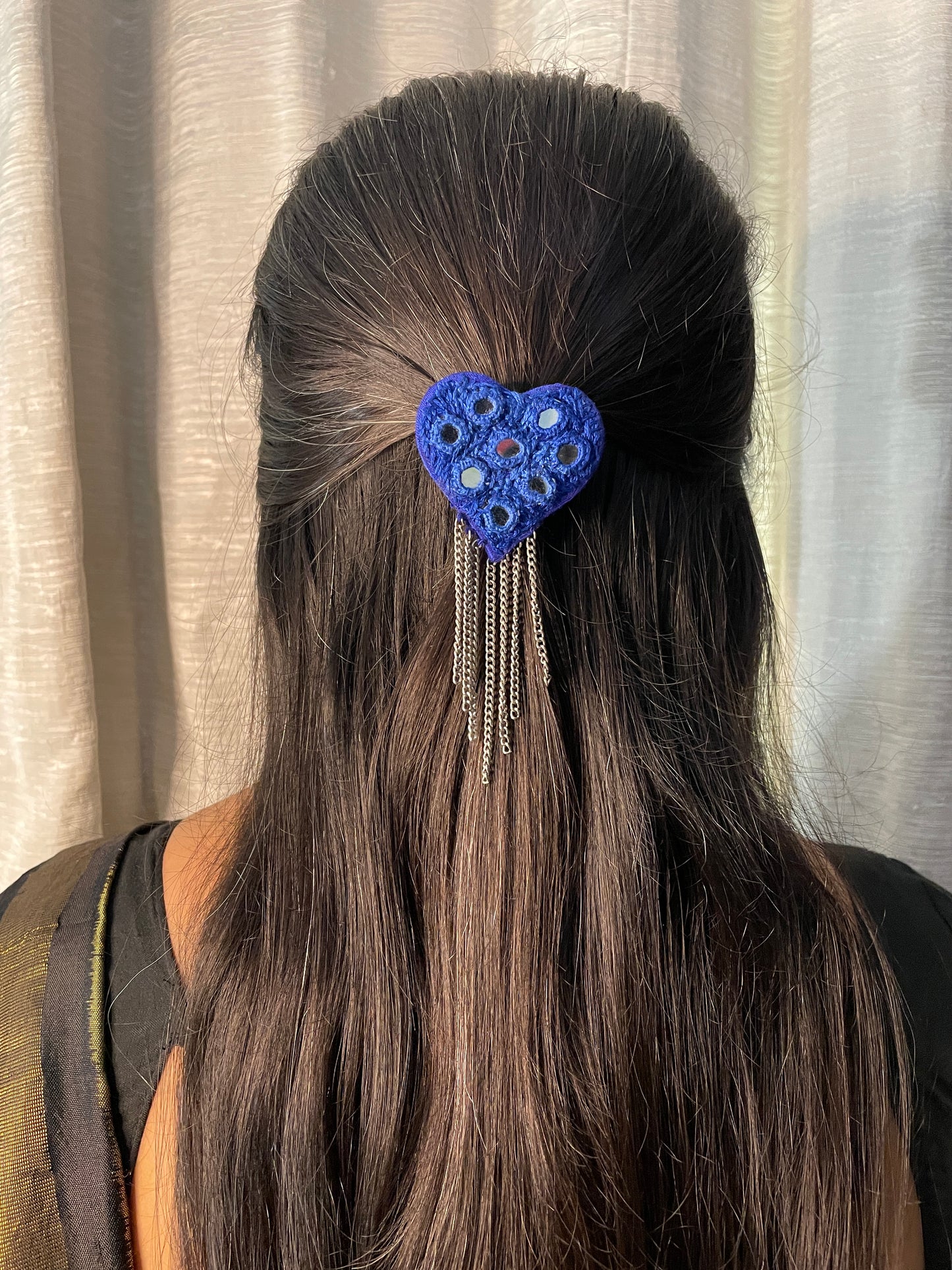 Blue Shisha Work Heart Clip (GFP20)