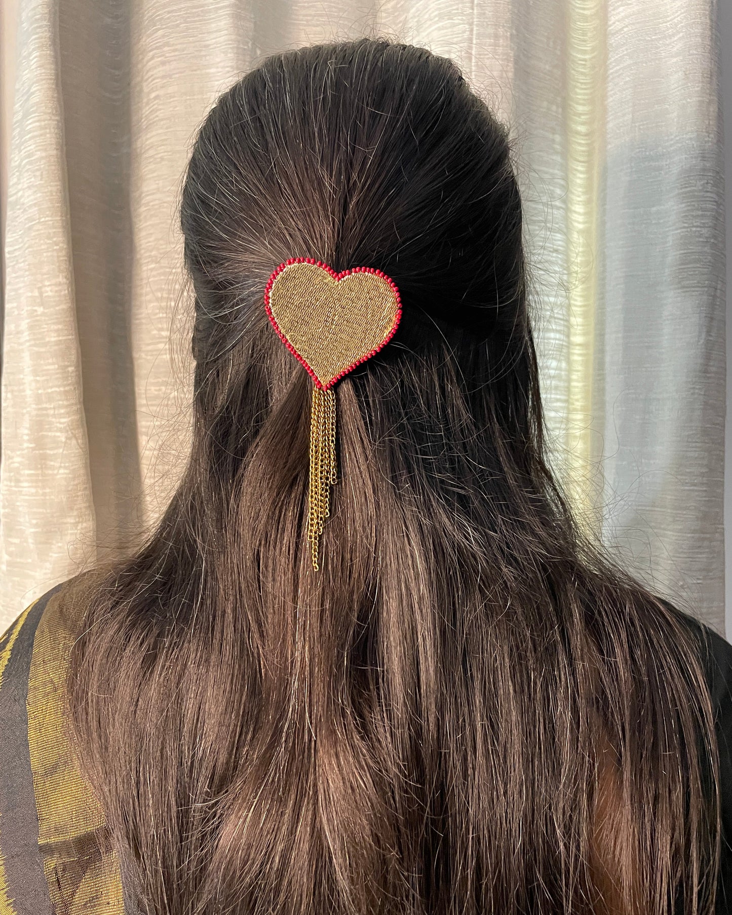 GoldenMuse Heart Hair Pin (GFP9)
