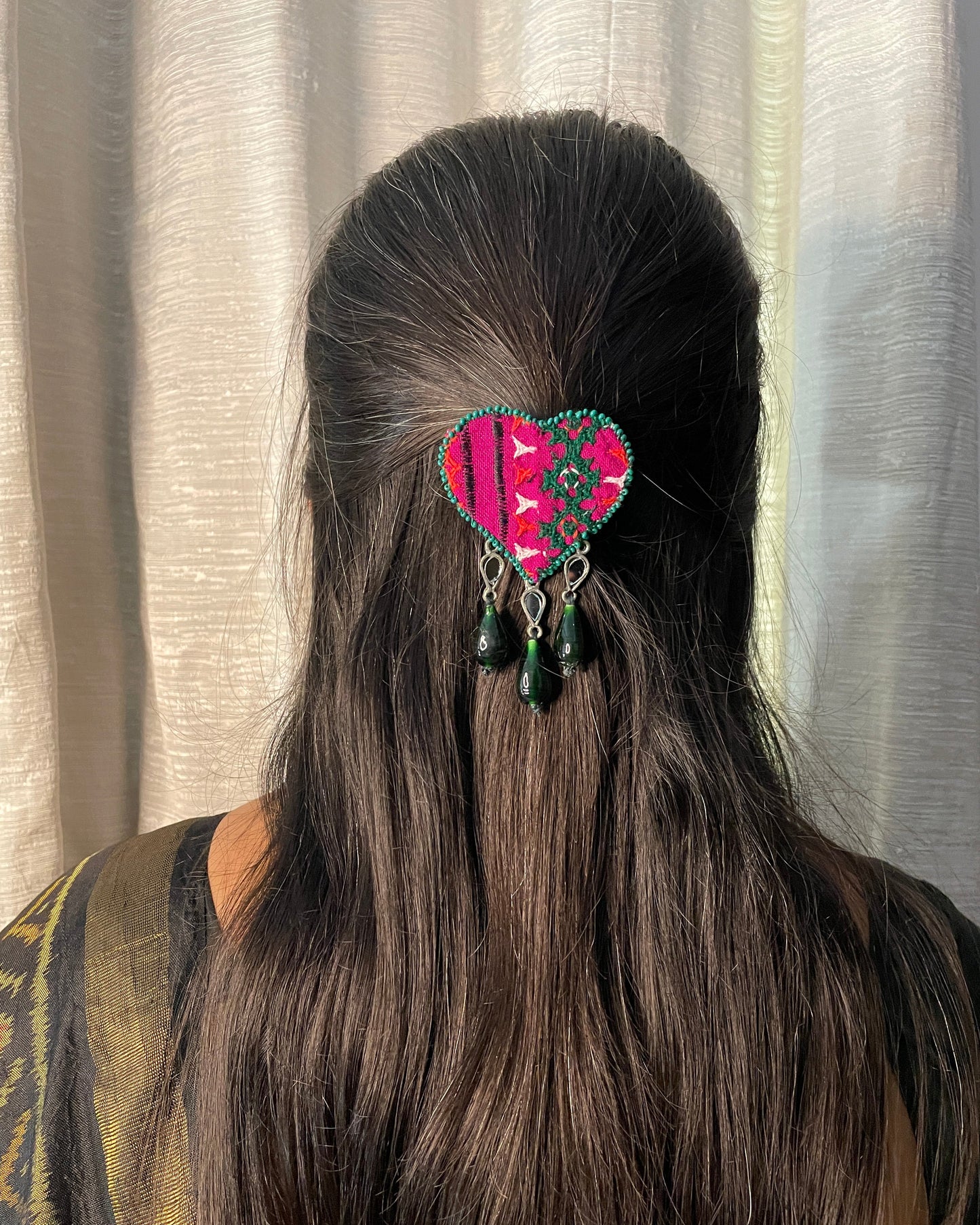 Vintage Work Heart Clip (GFP17)