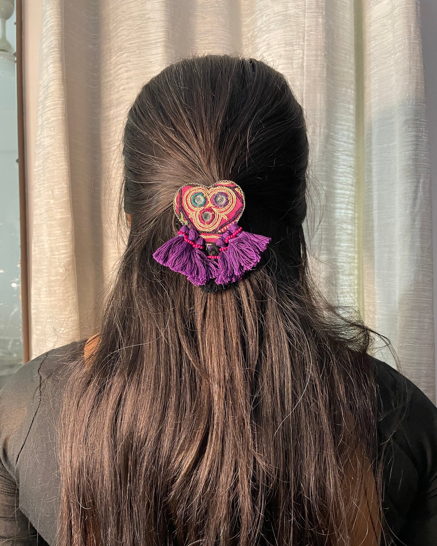 Tassel & Twine Heart Clip (GFP18)