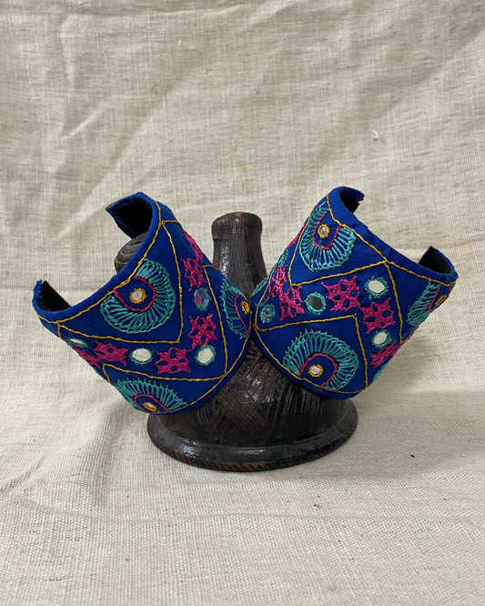 Indigo Blossom Hand Cuff By Gamthi Fashion