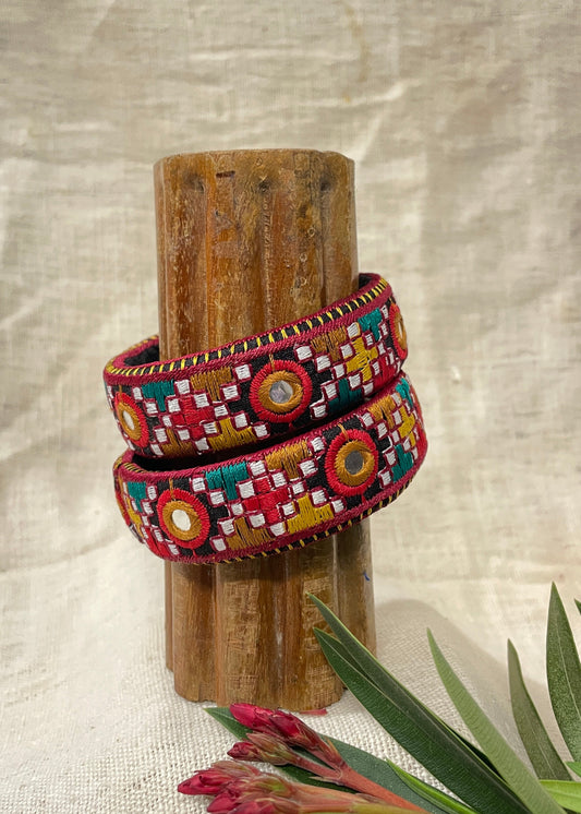 Kutch Mosaic Bangles By Gamthi Fashion