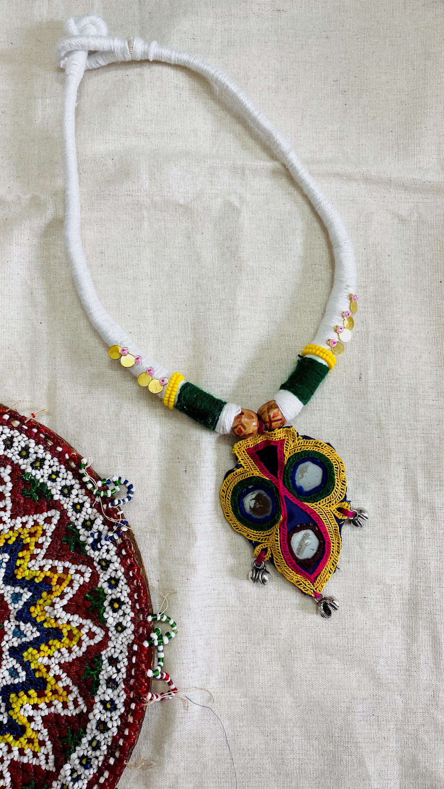 Mela Peacock Vintage Necklace By Gamthi Fashion