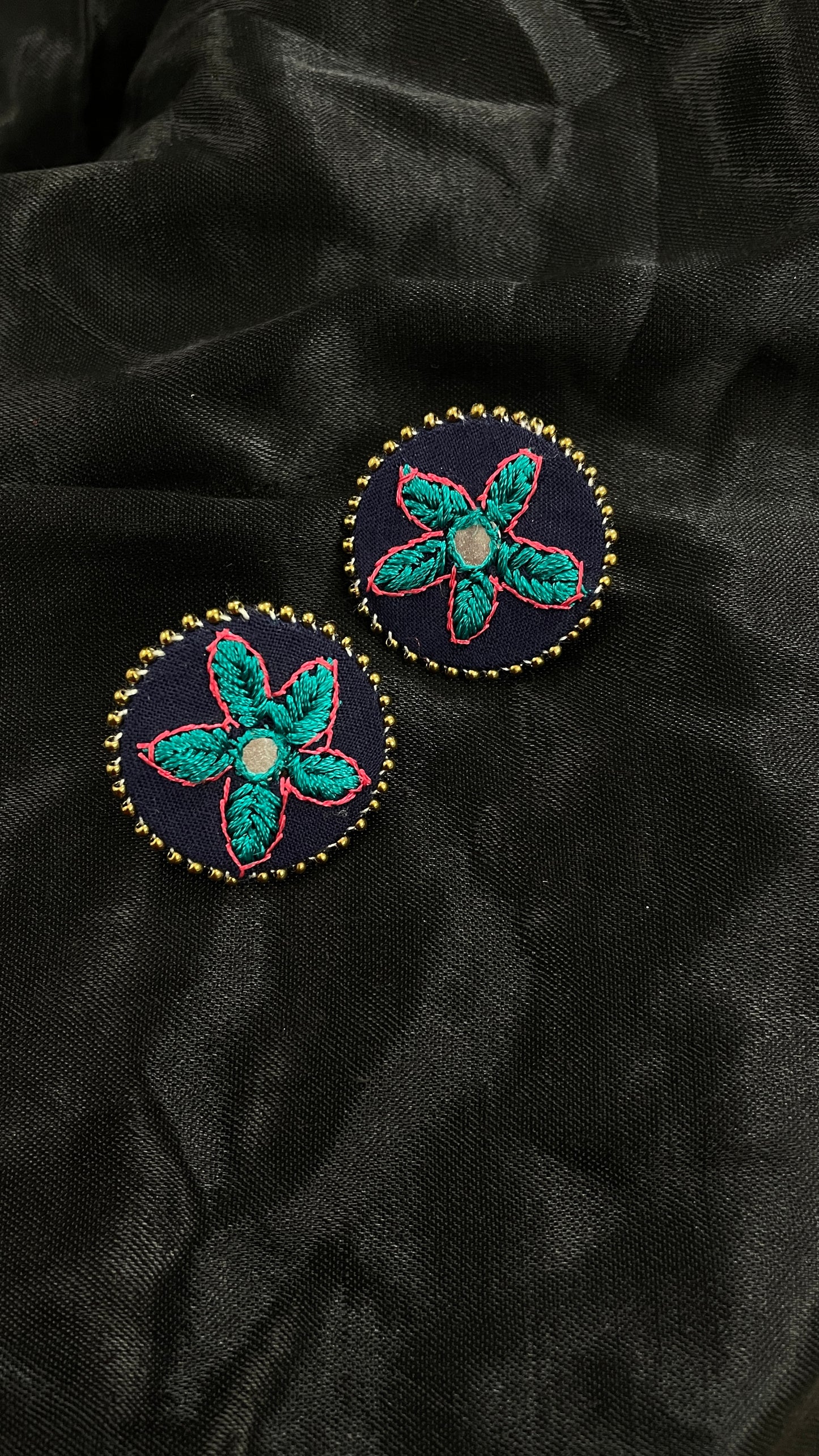 Raktabindu Stud Handmade Earrings By Gamthi Fashion