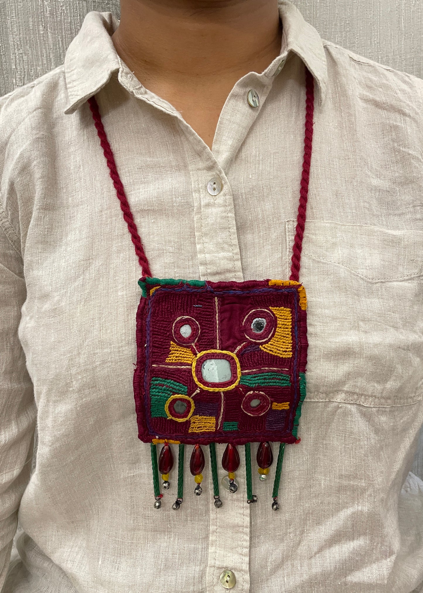 Ranglo Patch Vintage Neckless By Gamthi Fashion