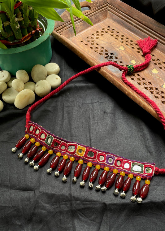 Ruby Raga Vintage Necklace