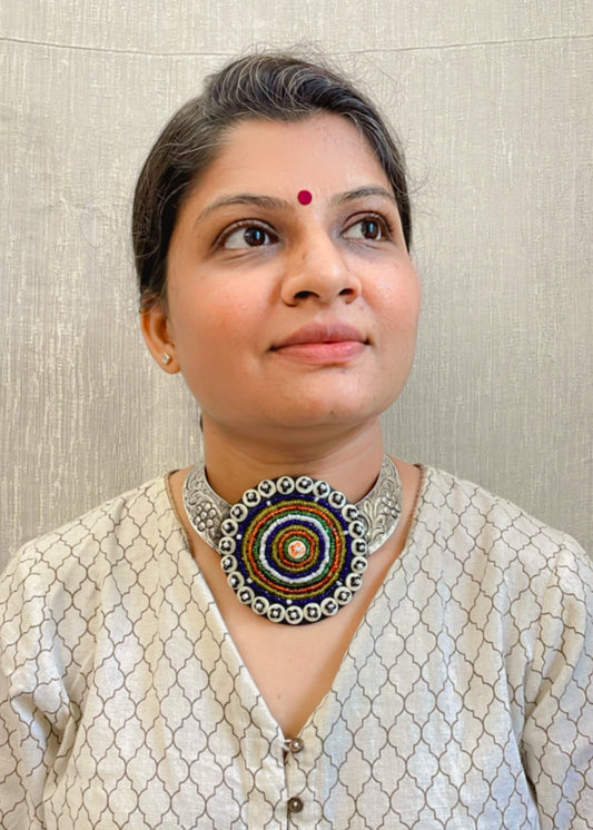 Surya Chakra Vintage Neckless By Gamthi Fashion