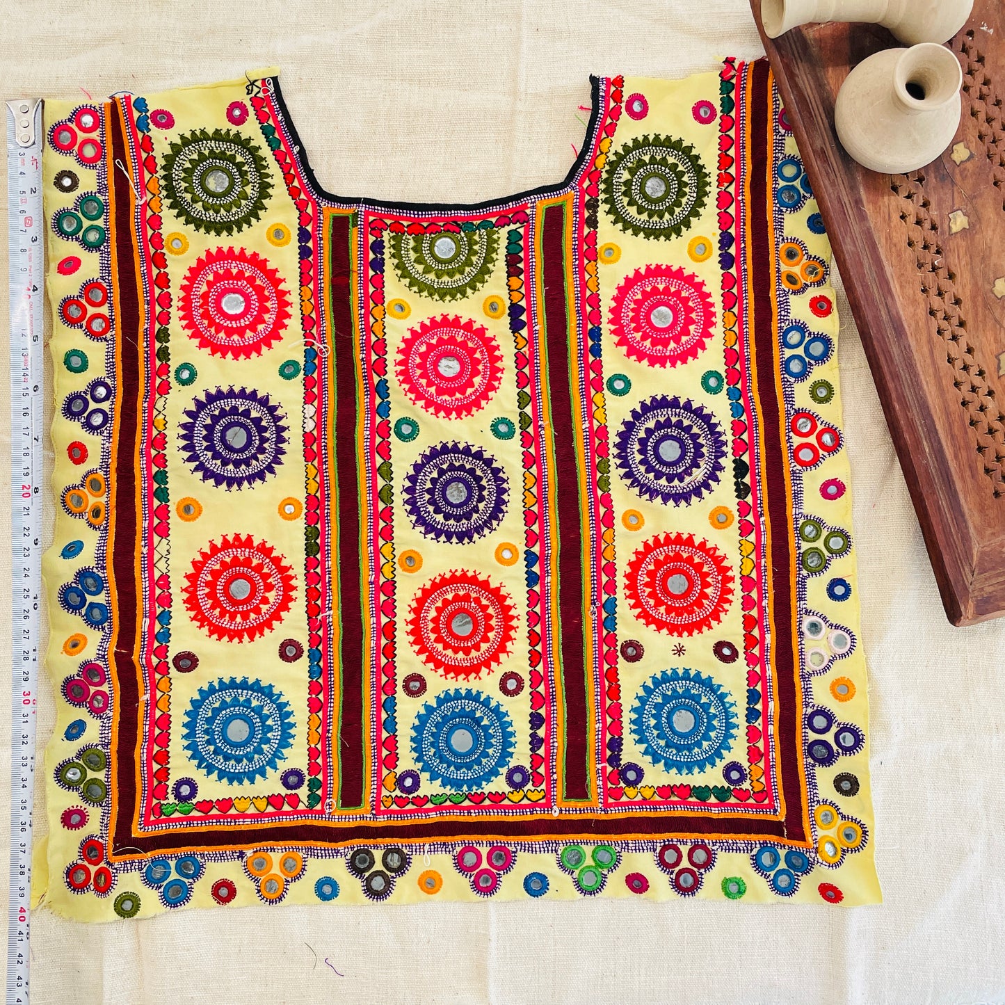 Vintage Neck Yoke- 1 By Gamthi Fashion