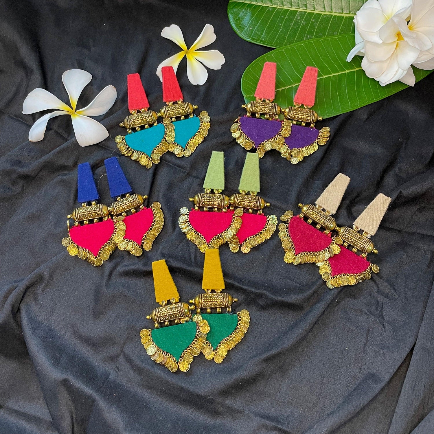 Fabric Earrings