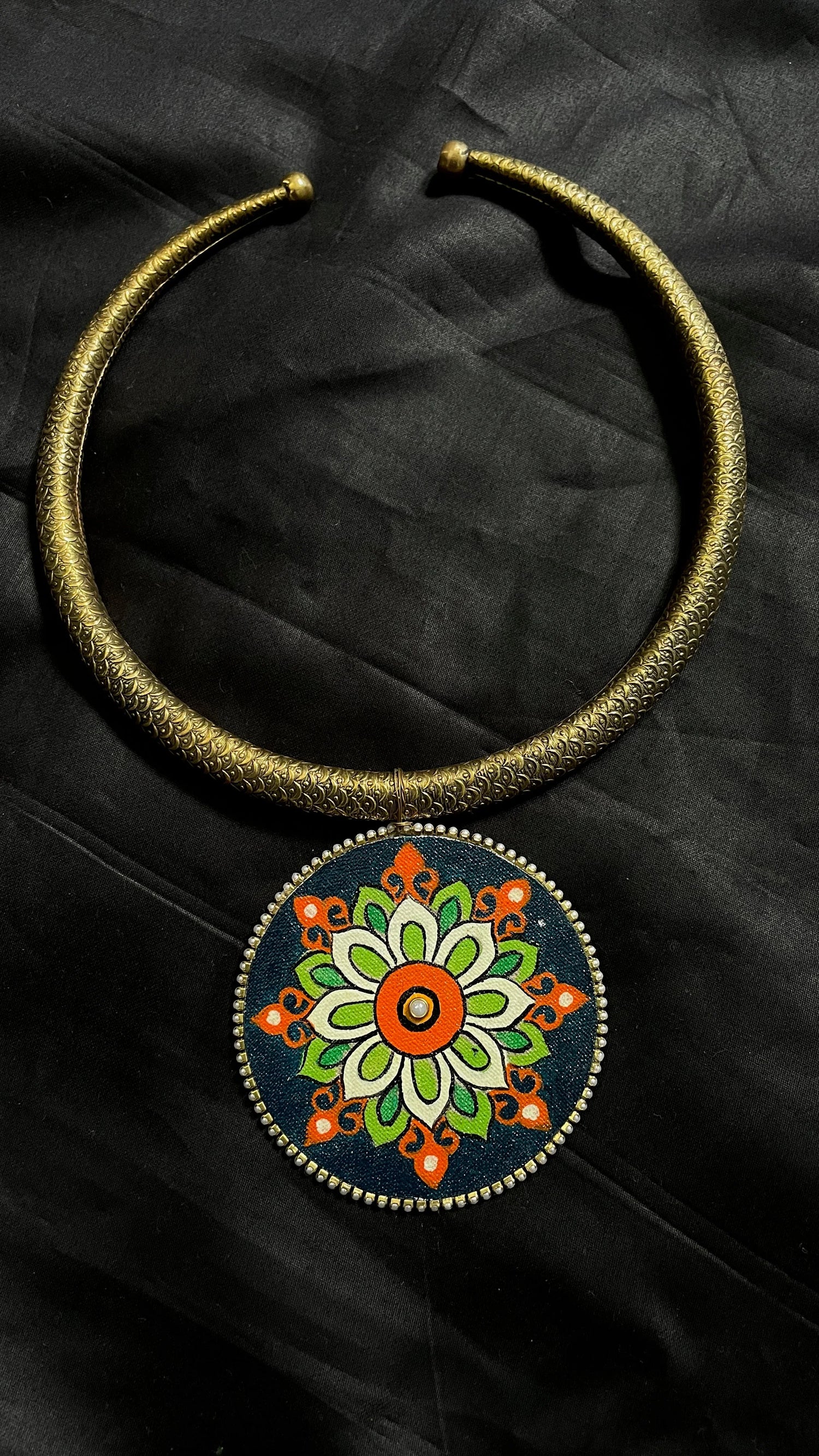 Hand-Painted Necklace