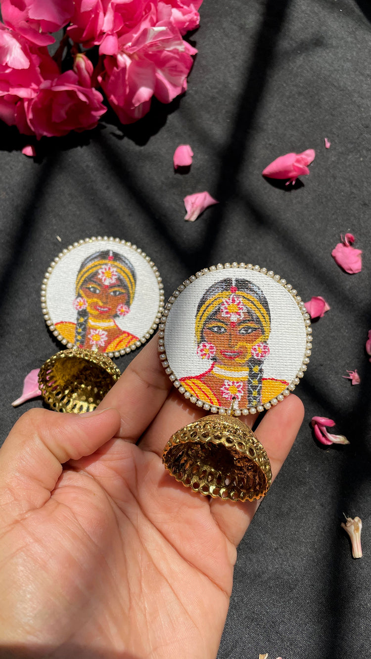 Hand-Painted Earrings