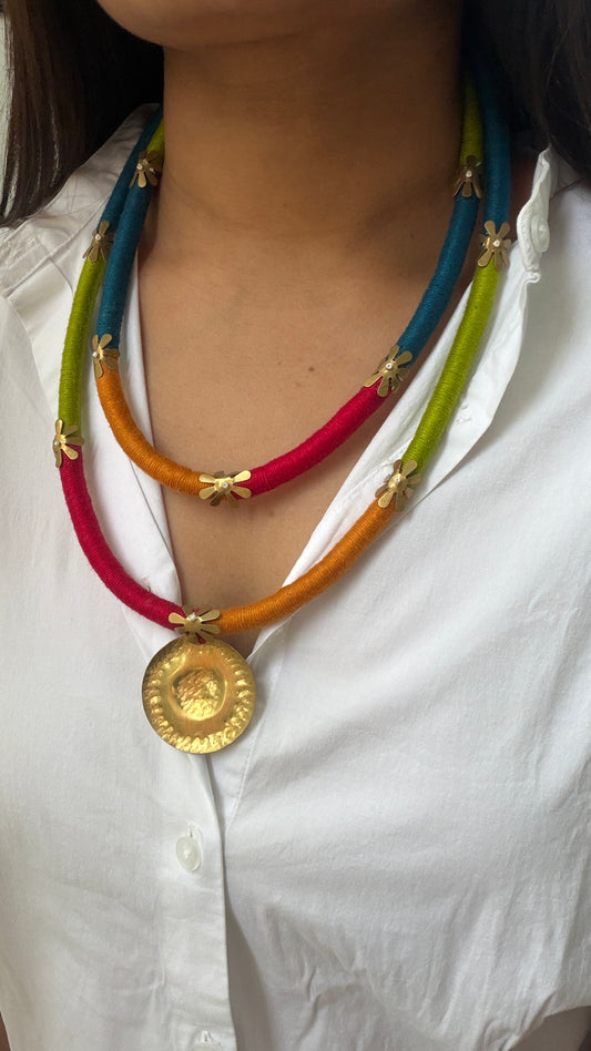 Atrangi 2 layer necklace