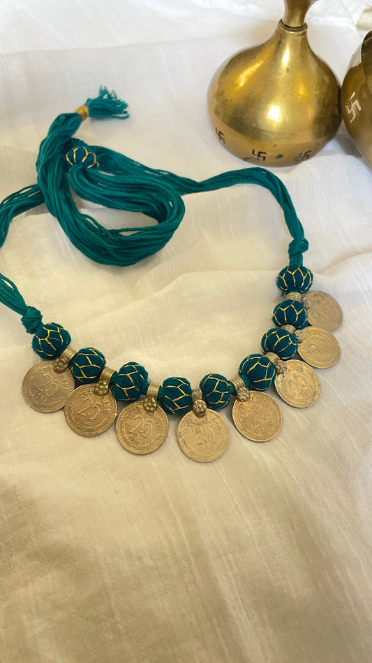 Rama 25paisa coin Vintage Necklace