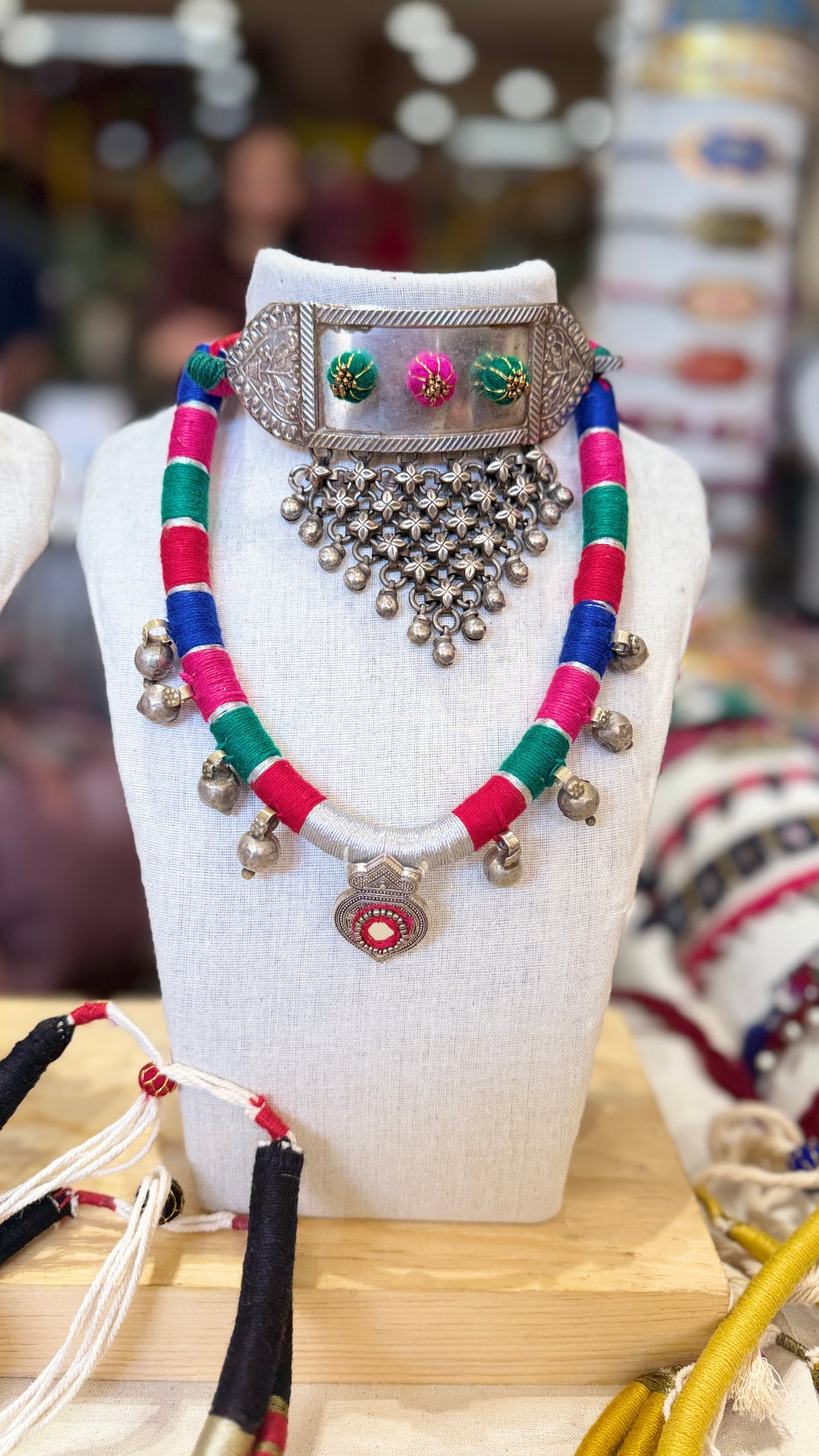 Malhar choker + rangilo (set of 2 necklace)