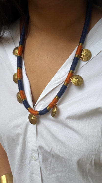 Coin kathhai necklace