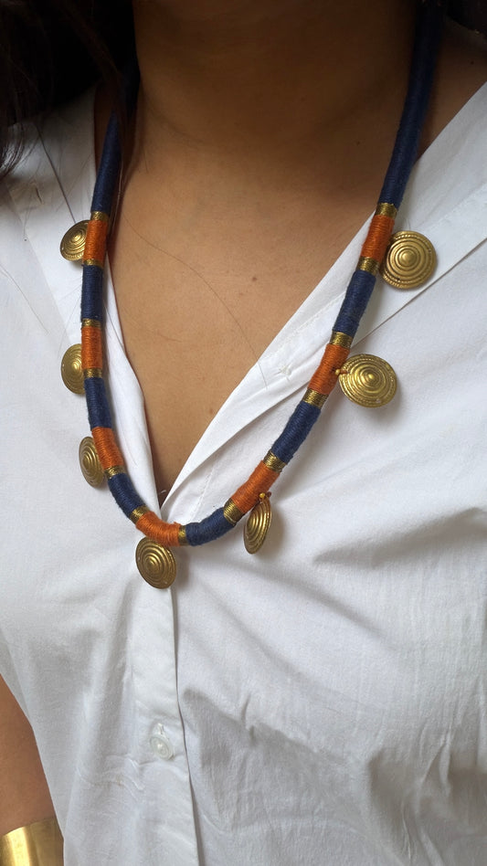 Coin kathhai necklace