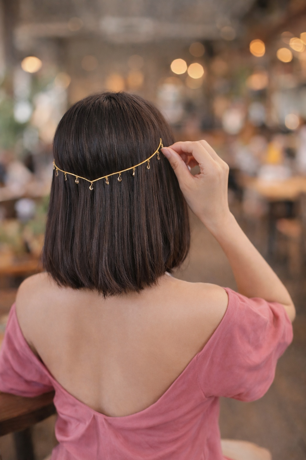 Ston Drop Hair Wrap