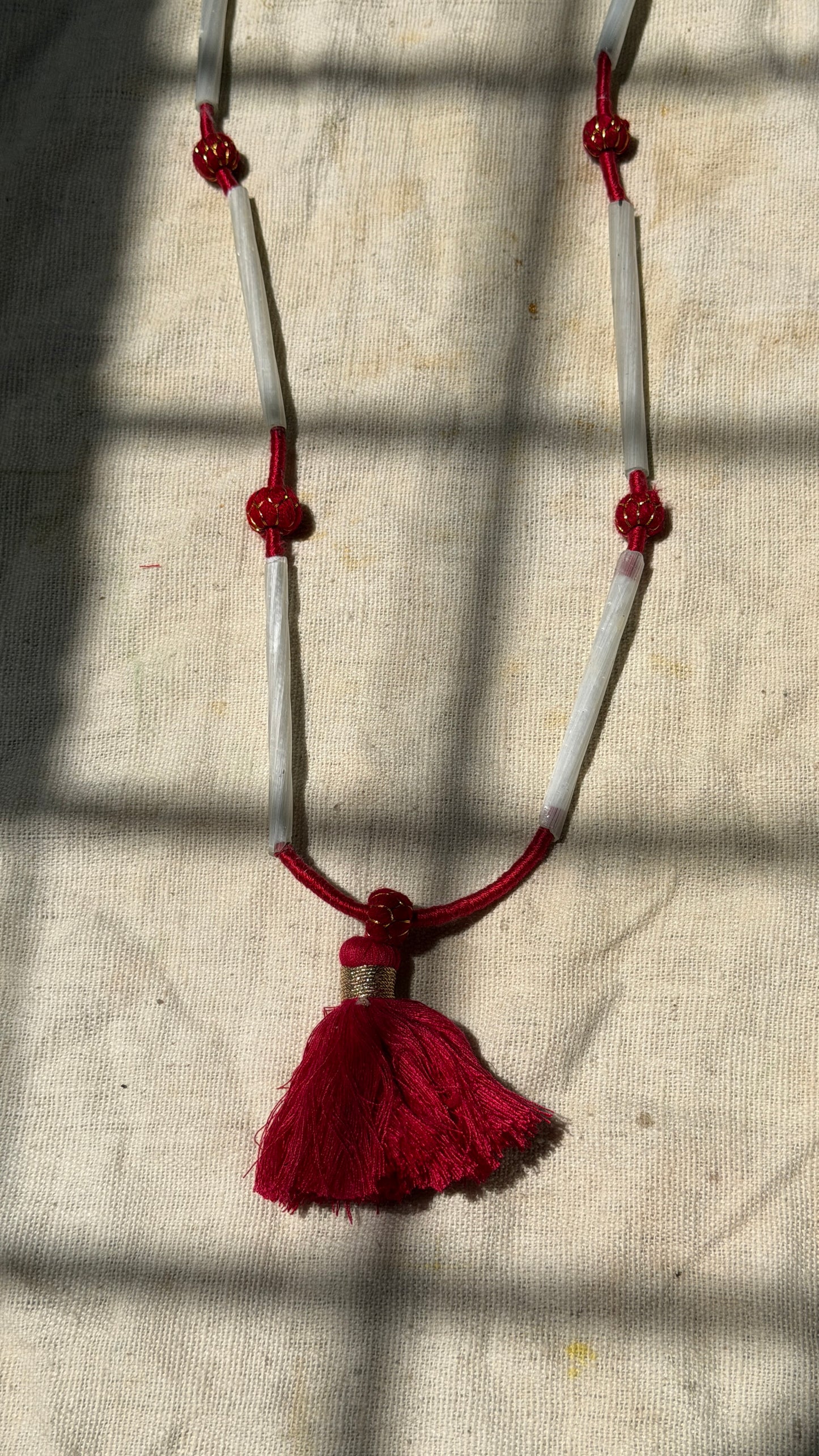 Pink vintage necklace