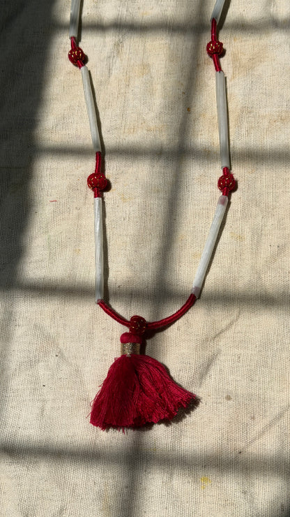 Pink vintage necklace