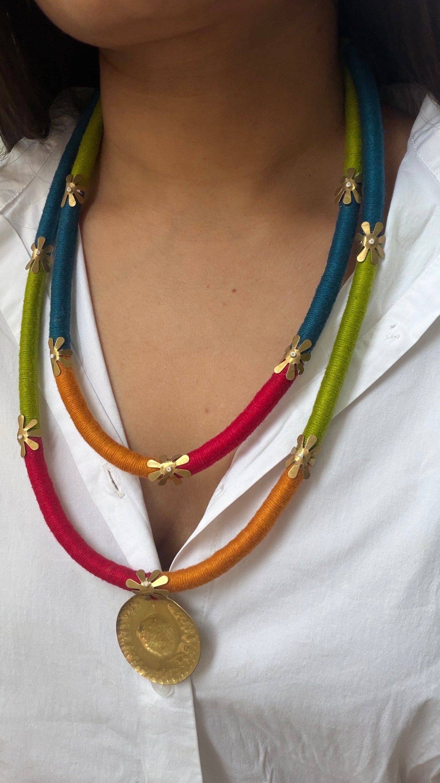 Atrangi 2 layer necklace
