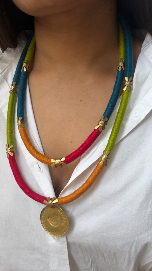 Atrangi 2 layer necklace