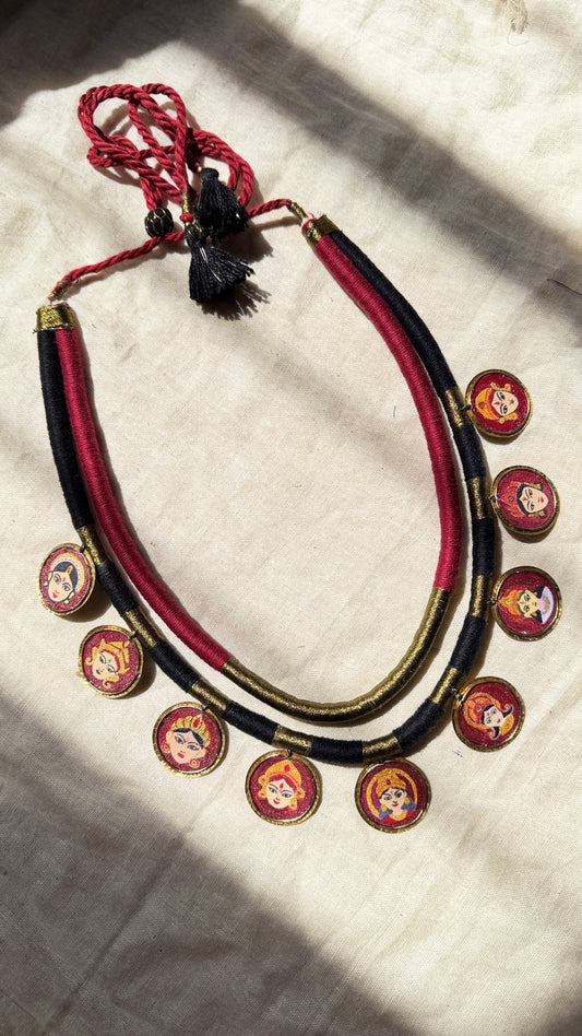 Nine devi necklace