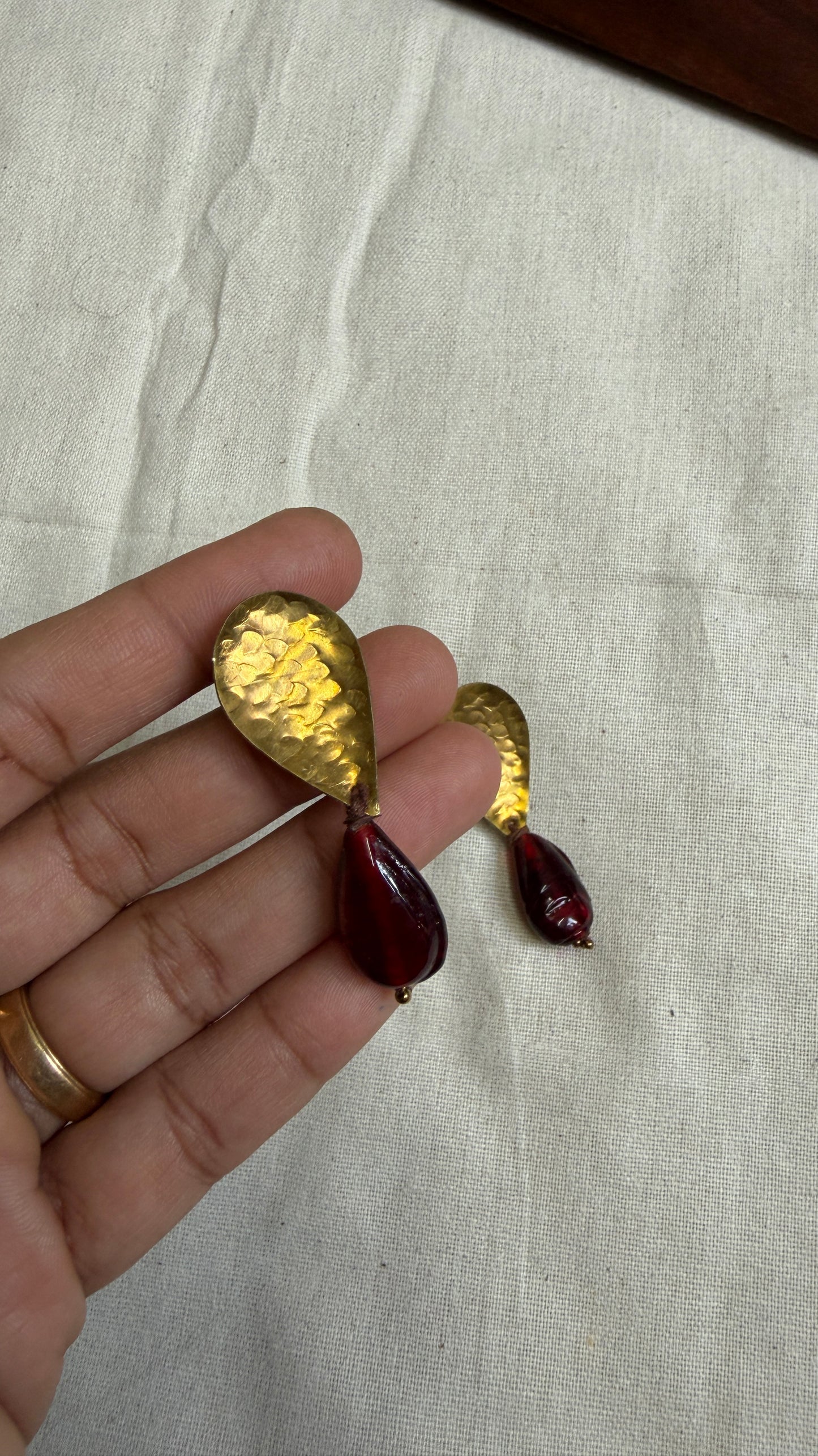 Drop earrings