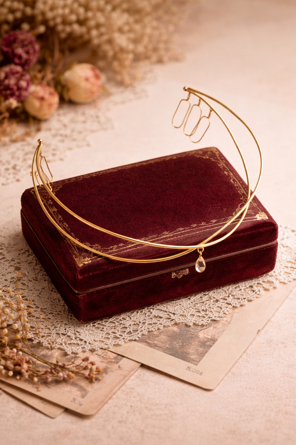 Crown Drop Hair Wrap