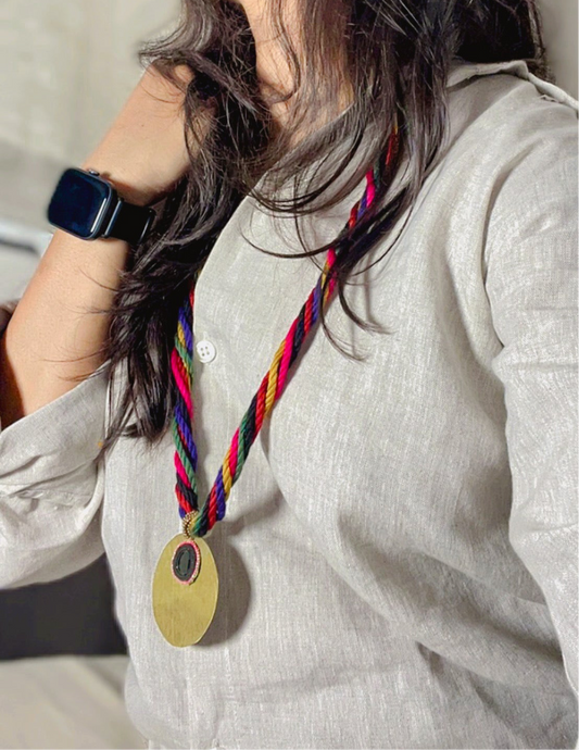 Rangbaari Brass Necklace