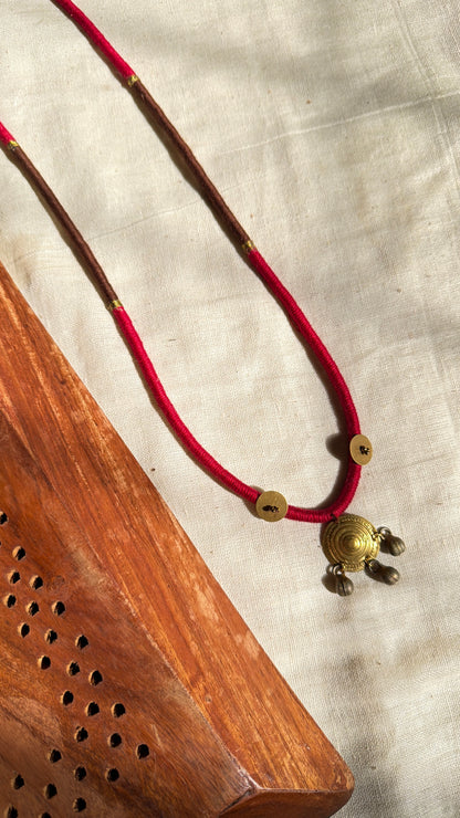 Long rani coin necklace