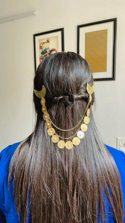 Chandra Hair Brooch