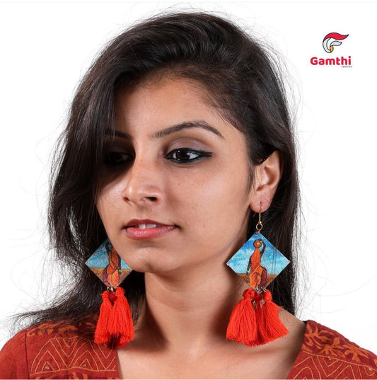 Laadi Painted Earring