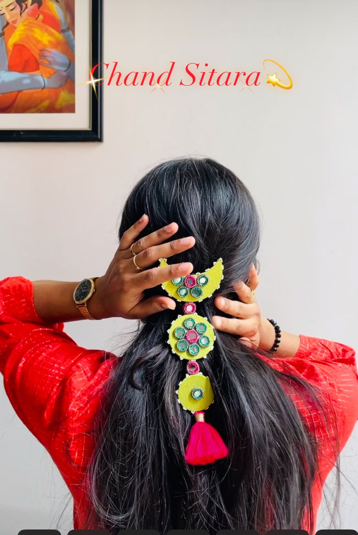 Chand Sitara hair accessory