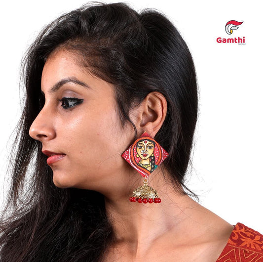 Dulhan Painted Earring