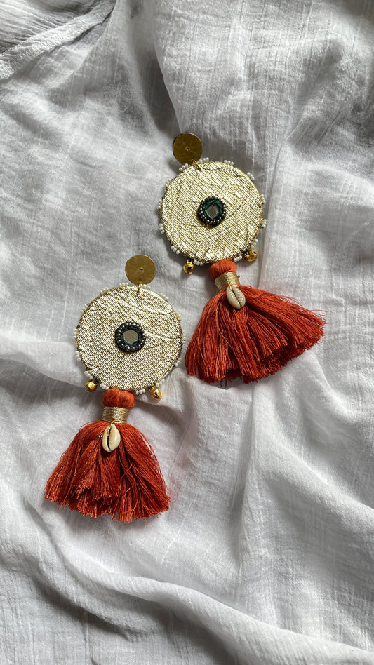 Goldi tassel  Earring