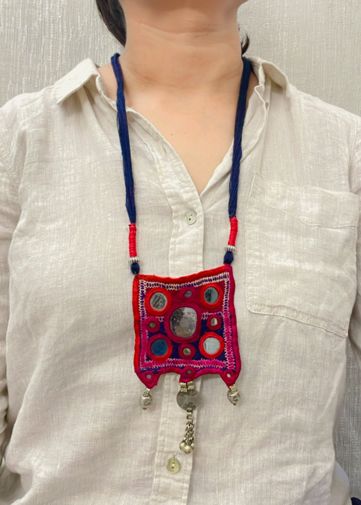 Banjaran Mirror Vintage Necklace By Gamthi Fashion